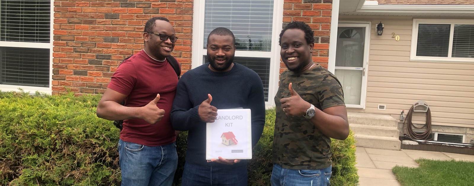 Happy investors with a secondary suite